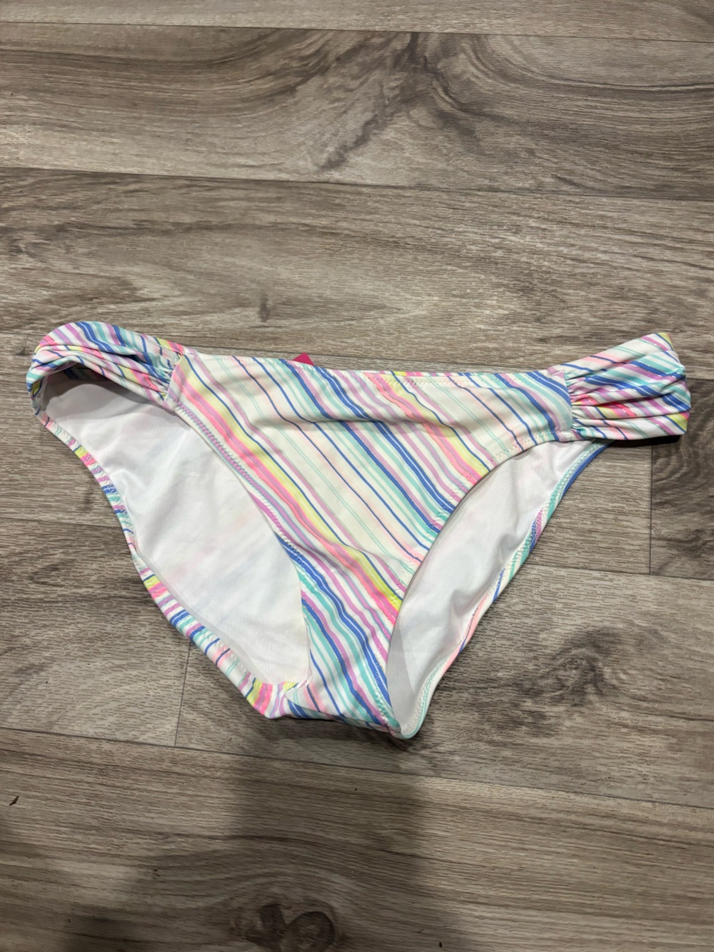 Victoria's Secret Pastel Rainbow Stripe Bikini Bottoms